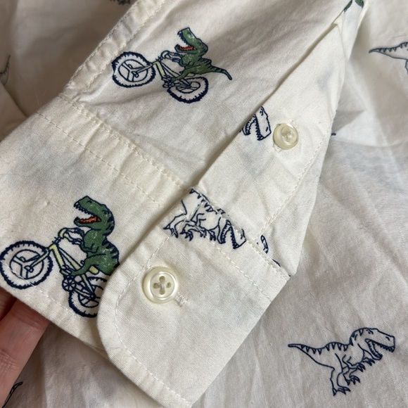 Dinosaur Button Down Shirt by GAP Kids - Picture 6 of 9